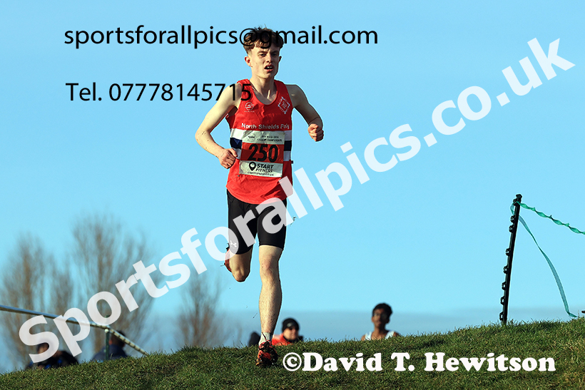 Boys under-15s 2024 NECAA Cross Country Champs., Temple Park, South Shields. Photo: David T. Hewitson/Sports for All Pics